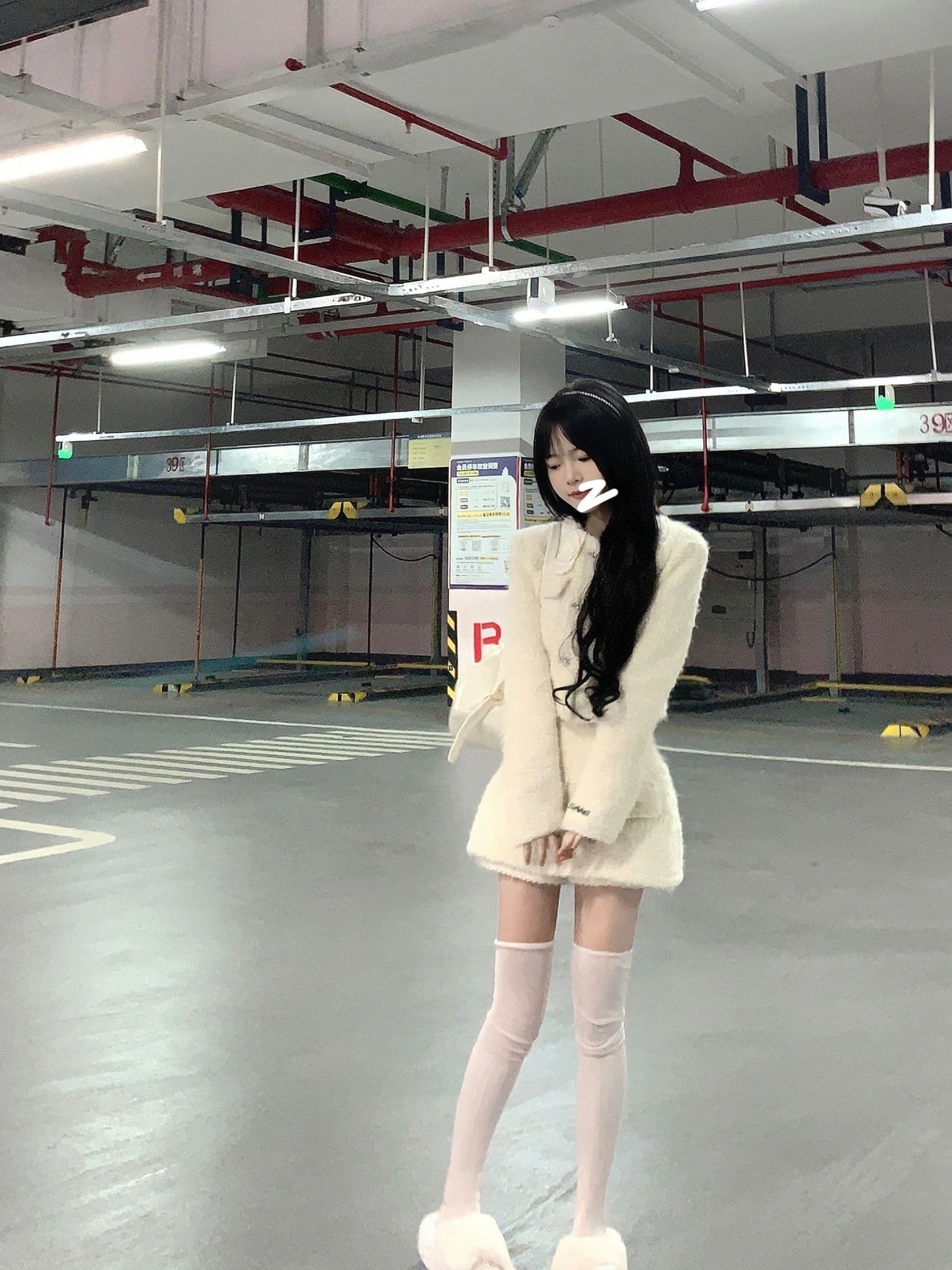 フレンチガーリー シルバーボタンのウィンターセットアップ