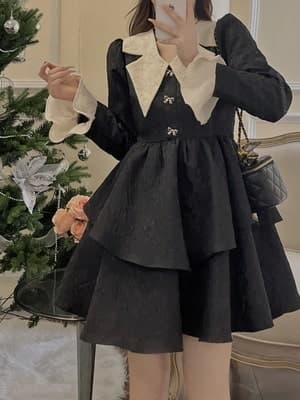 フレンチガーリー シックワンピース