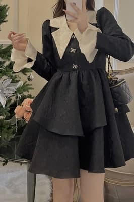 フレンチガーリー シックワンピース