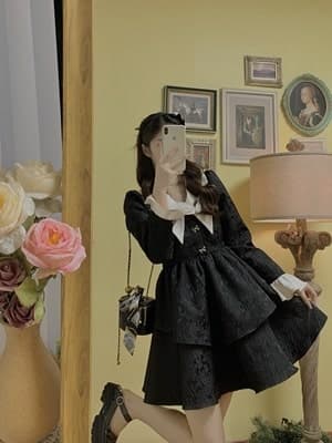 フレンチガーリー シックワンピース