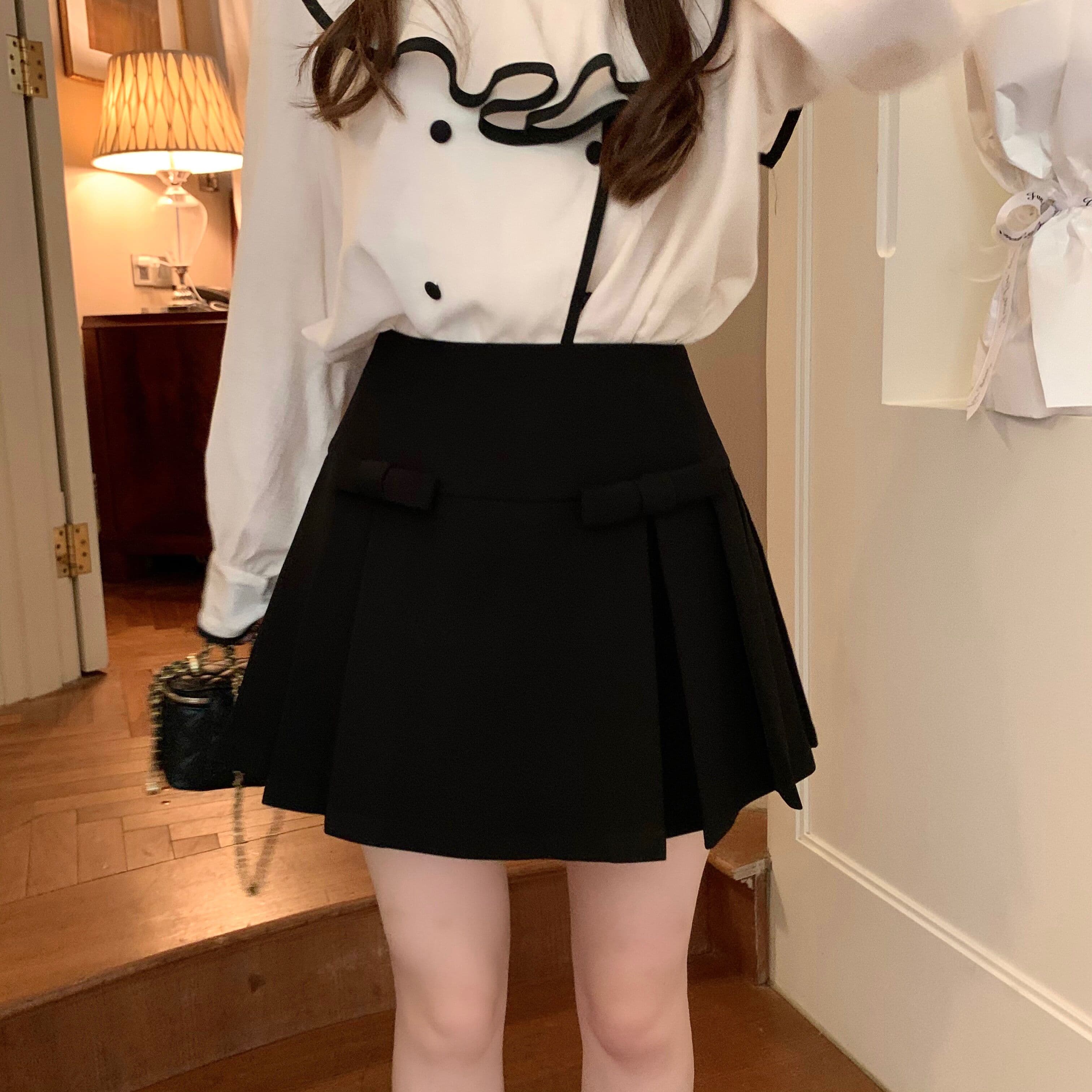 フレンチガーリー 清楚なハイウエストスカート