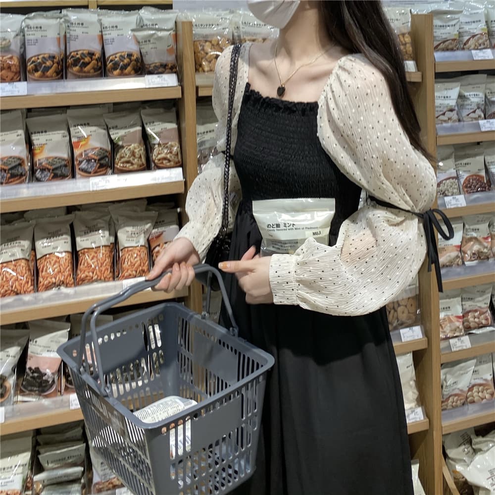フレンチガーリー ハイエンドシースルーワンピース